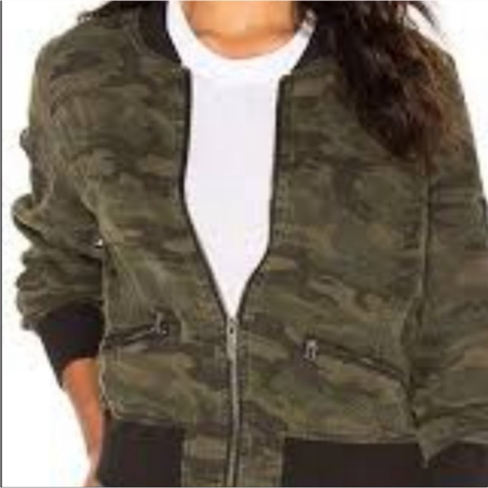 NWT Dear John camo bomber jacket